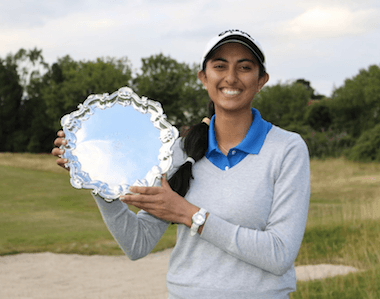 Aditi Ashok of India wins Ladies British Stroke Play