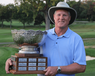 2015 Michigan Senior Championship winner<br>Mike Tungate of East Lansing (GAM photo)