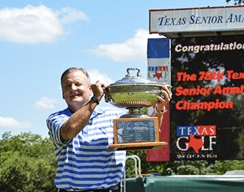 2015 Texas Senior winner Mike Booker (TGA)