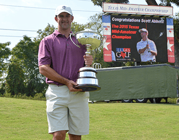 2015 winner Scott Abbott (TXGA photo)