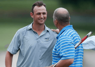 Co-leader Matt Parziale of Mass. (Chris Keane/USGA)