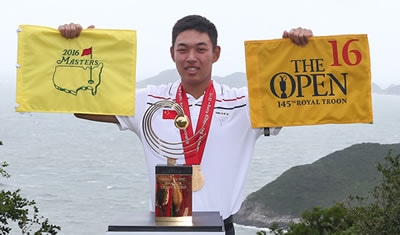 Asia Pacific Amateur winner Cheng Jin (AAC photo) 