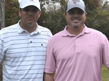 Opening-round leaders Blair Scurlock and Will Dennis