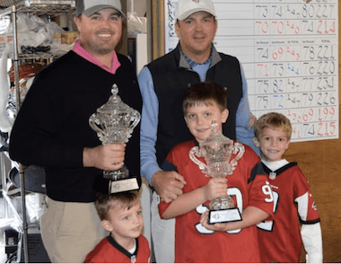 Back-to-back champs Blair Scurlock and Will Dennis