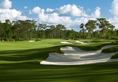 Hole 1 at The Concession Golf Club<br>(Photo courtesy of The Concession)