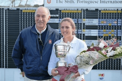 Portuguese International Ladies winner Maria Parra