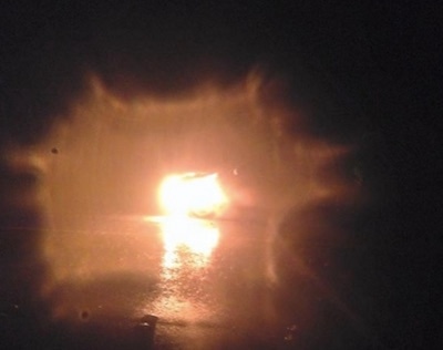 Ben Peters' car burned, but his clubs survived