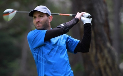 Matt Cohn during his title winning round <br>(NCGA Photo)</br>