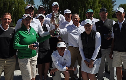 OGA team following win <br>(Photo Courtesy of Pacific Northwest Golf Association)</br>