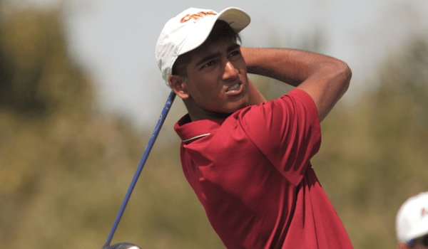 Claremont-Mudd-Scripps' Kethan Reddy leads medalist race <br>(Claremont-Mudd-Scripps Photo)</br>