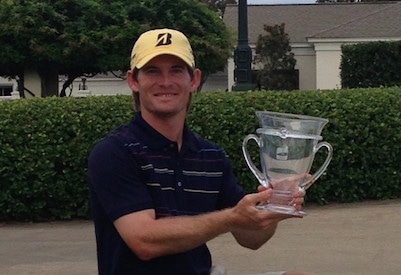 Eddie Brescher after winning 2014 2014 MPGA Trustmark Invitational <br>(MPGA Photo)</br>