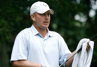 On his home track John Engler Jr. leads Georgia Mid-Amateur <br>(USGA Photo)</br>