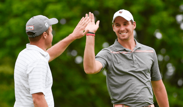 Patrick Ross (L) and Brandon Matthews (R) are U.S. Amateur Four-Ball medalist <br>(Photo Courtesy of the USGA)</br>