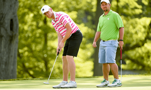 Ben Warquist (L) and Brandon Cigna (R) will play for U.S. Amateur Four-Ball title <br>(Photo Courtesy of the USGA)</br>