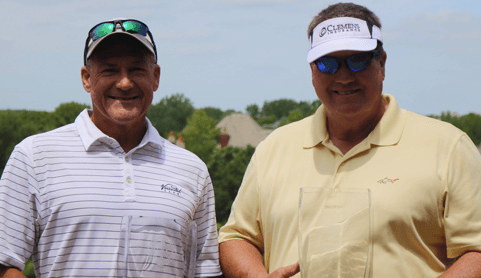 Tim Sheppard and Tom Kearfott paired to win Chicago Senior Four-Ball <br>(CDGA Photo)</br>