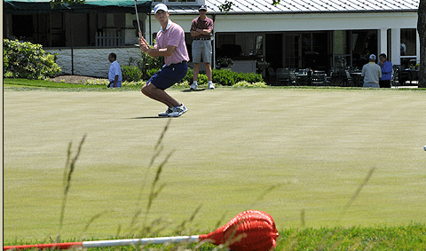 Stephen Seiden advanced to Round of 16 after 20 holes <br>(GAP Photo)</br>