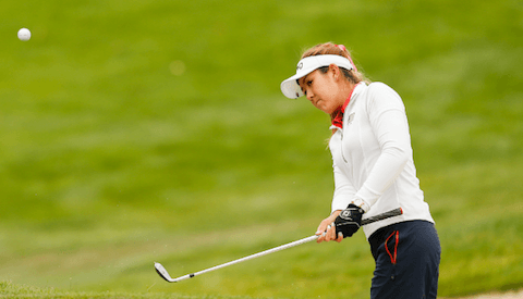 Hannah O'Sullivan during the U.S. Women's Open first round <br>(USGA Photo)</br>