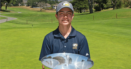 Thomas Hutchison won the overall championship <br>(NCGA Photo)</br>