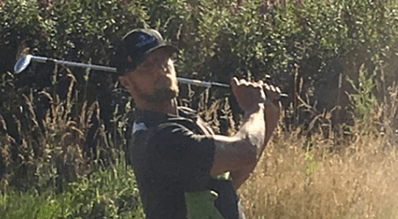 Andrew Hennings is part halfway lead <br>(British Columbia Golf Photo)</br>