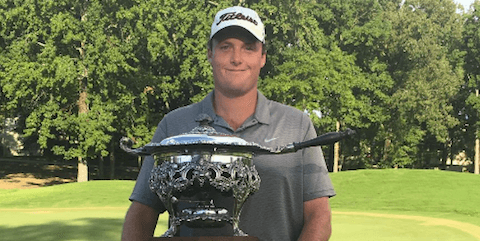 Noah Tullos after Arkansas Match Play title <br>(Arkansas Golf Association Photo)