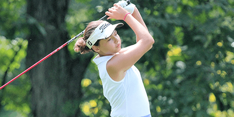 Alexa Pano at the PDQ/Philadelphia Runner Junior <br>(AJGA Photo)
