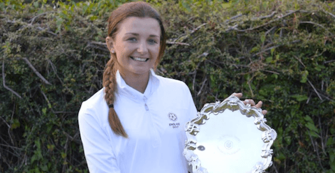 Sophie Lamb claims the Ladies British Stroke Play