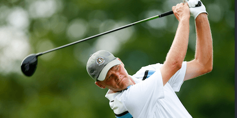 Scott Harvey on day one of the U.S. Mid-Amateur <br>(USGA Photo)