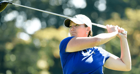Meghan Stasi during Tuesday play at The Kahkwa Club <br>(USGA Photo)