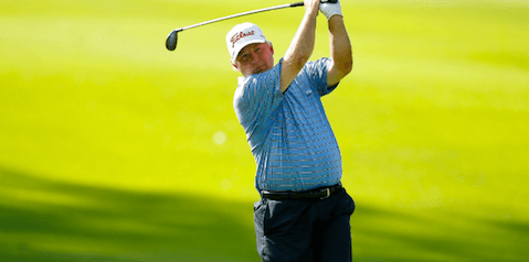 Randal Lewis on Saturday at Old Warson Country Club<br>(USGA Photo)