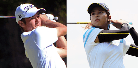 2016 AJGA Rolex Junior Players of the Year Noah Goodwin (L) and Paphangkorn Tavatanakit (R) <br>(AJGA Photo)