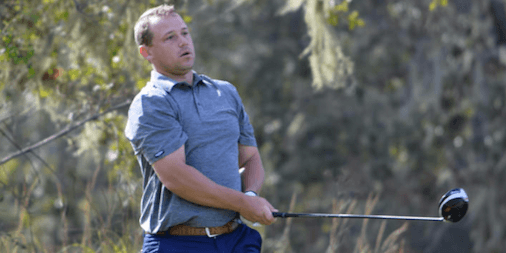 Joseph Deraney during the Stocker Cup <br>(Amateur Golf Photo)