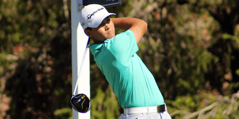 Karl Vilips during day one at the AJGA Golf Junior <br>(AJGA Photo)
