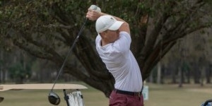 Tripp Coggins during the final round of the Savannah City Amateur <br>(Savannah Morning News Photo)