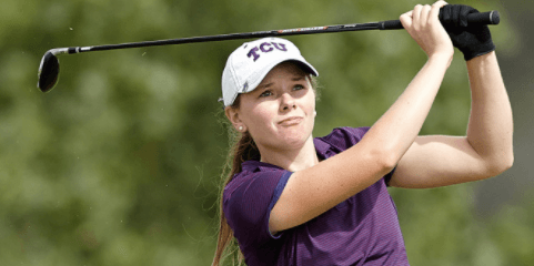 TCU's Emmy Martin  (TCU Athletics Photo)