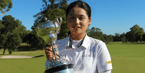Australian Women's Amateur champion Hye-jin Choi <br>(Golf Australia)