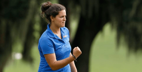 Maria Torres Leads the way for the Gators <br>(Gators Golf photo) 