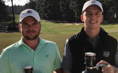 Back-to-back champions Vincent Nadeau and Brandon Grogan <br>(Photo Courtesy of Pine Needles Sarah Emmett)