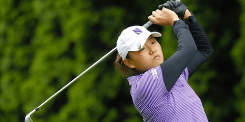 Northwestern's Hannah Kim has won the Hurricane Invitational <br>each of the last two years <br>(Northwestern Athletics Photo)
