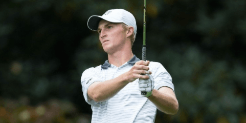 Will Zalatoris of Wake Forest leads the medalist race <br>(Wake Forest Athletics Photo)