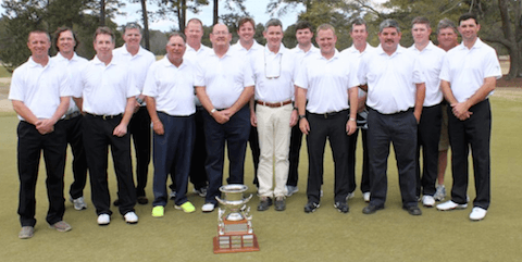 The winning South Carolina Golf Association team <br>(SCGA Photo)
