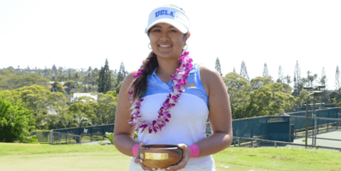 UCLA's Lilia Vu finished a Spring Break Classic record 12-under <br>(UCLA Athletics Photo)