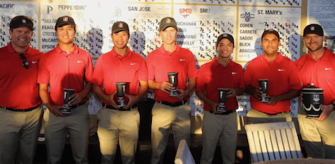 Stanford after their win at The Goodwin <br>(Stanford Athletics Photo)