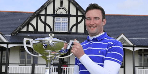 West of Ireland champion Barry Anderson <br>(Golf Union of Ireland Photo)