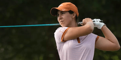 Sophia Schubert of Texas shared fifth <br>(Texas Athletics Photo)