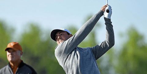 Co-medalist leader Scottie Scheffler of Texas <br>(Texas Athletics Photo) 