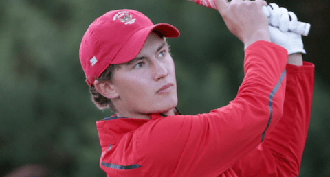 Maverick McNealy at December's Walker Cup practice session <br>(Golfweek.com Photo)