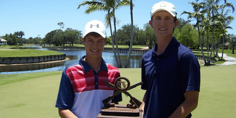 First time FSGA winners Luke Farmer and Shane Reynolds <br>(FSGA Photo)