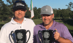 The winning team of Stan Gann Jr. and Shawn Hodge <br>(Peach Blossom Invitational Photo)