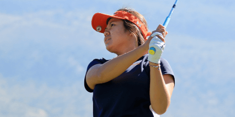 Tatiana Wijaya of Pepperdine is in second place <br>(Golfweek Photo)