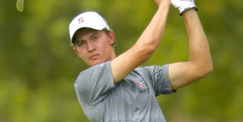Stanford's Maverick McNealy recently won the Ben Hogan Award <br>(Stanford Athletics Photo)